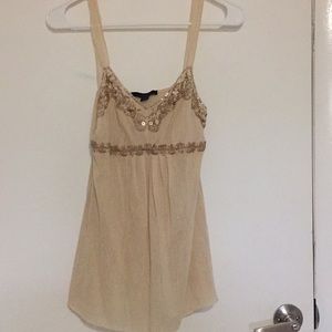 Beige tank top